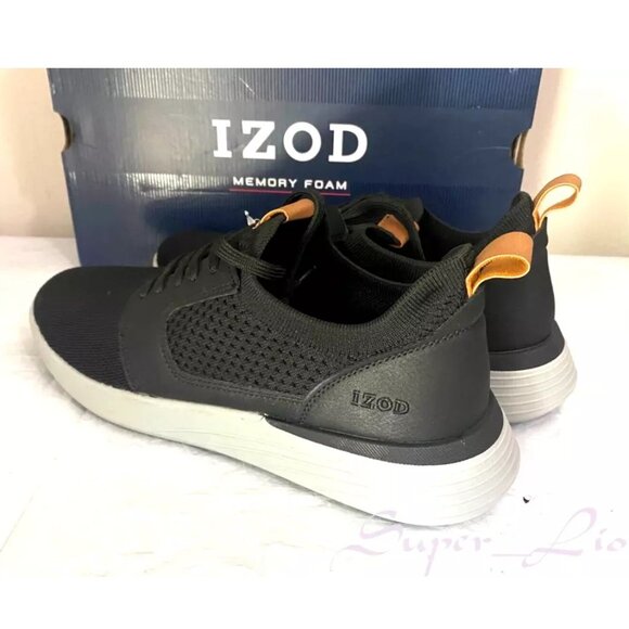 NEW IZOD Men\'s Bannnister Memory Foam Lace-up Sneaker Shoes main image 2
